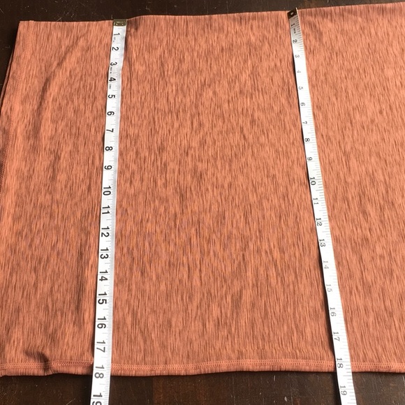 Prana Orange Vertex Body Con Midi Dress - Picture 15 of 16